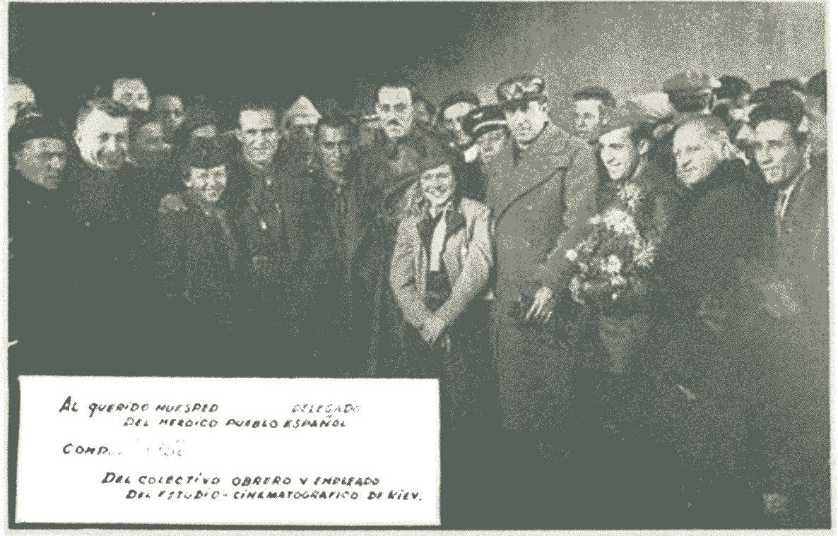 Испанские анархисты во время визита в СССР в 1937 году. Фото: search.iisg.amsterdam