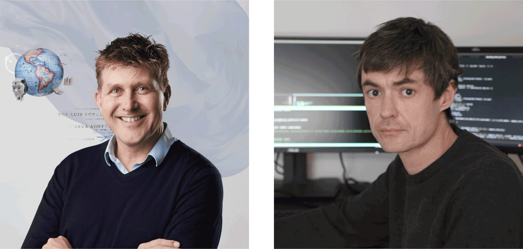 Проектом Fabula-NET занимаются два человека: профессор компаративистики в Орхусском университете (Дания) Мадс Томсен и директор центра цифровых гуманитарных исследований в том же университете Кристофер Ниелбо. Фото из личных архивов