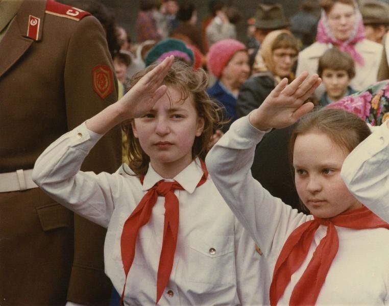 Советские пионеры, 1970-е. Фото: Всеволод Тарасевич, russiainphoto.ru
