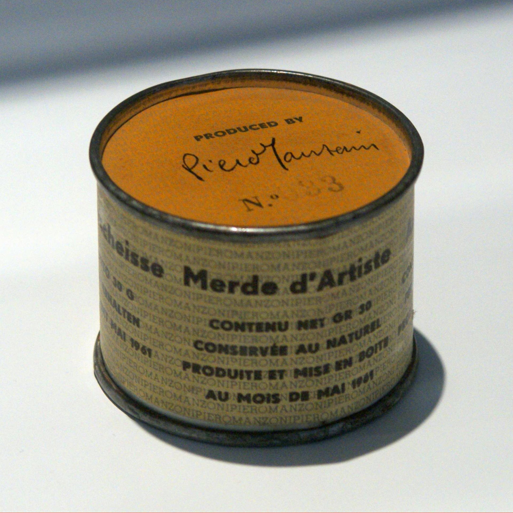 Пьеро Мандзони «Дерьмо художника», 1961. Фото: ru.wikipedia.org