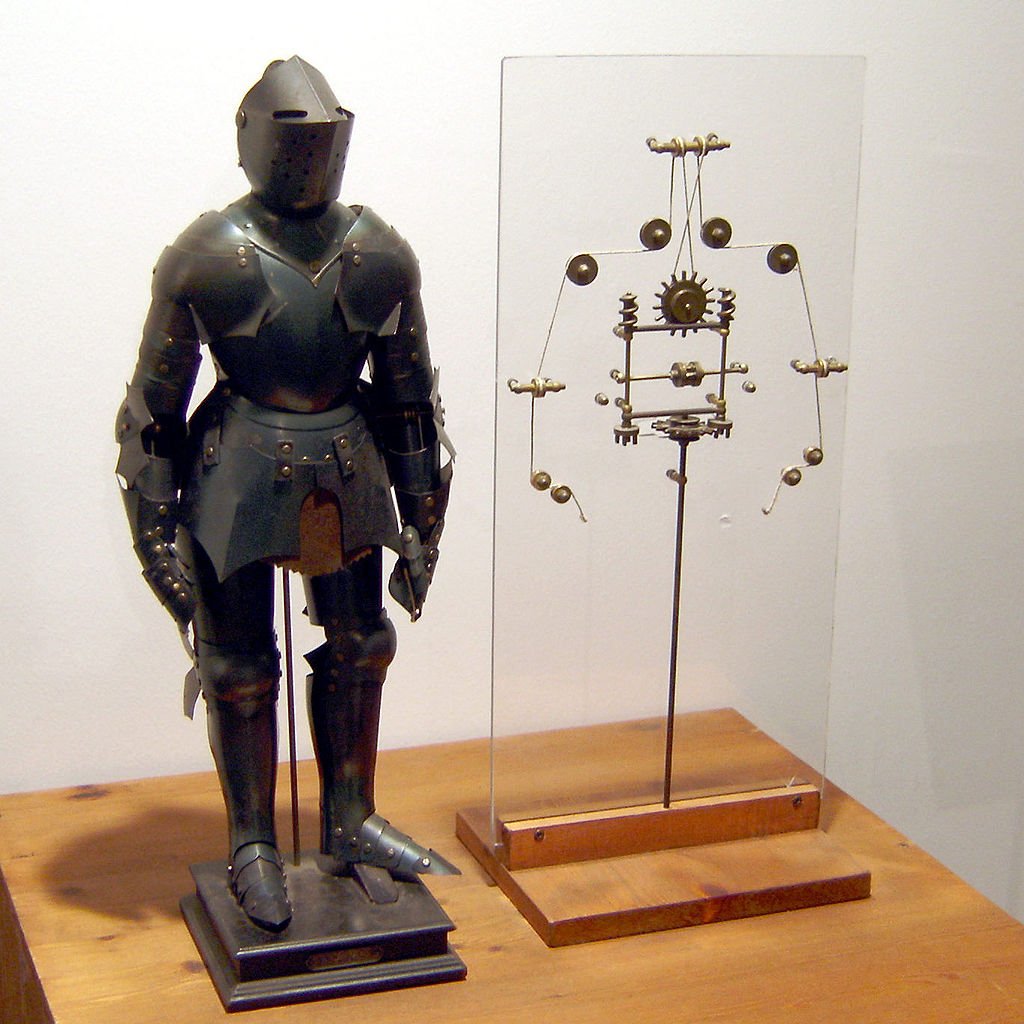 Unutrašnjost Leonardovog robota / izvor: Wikipedia