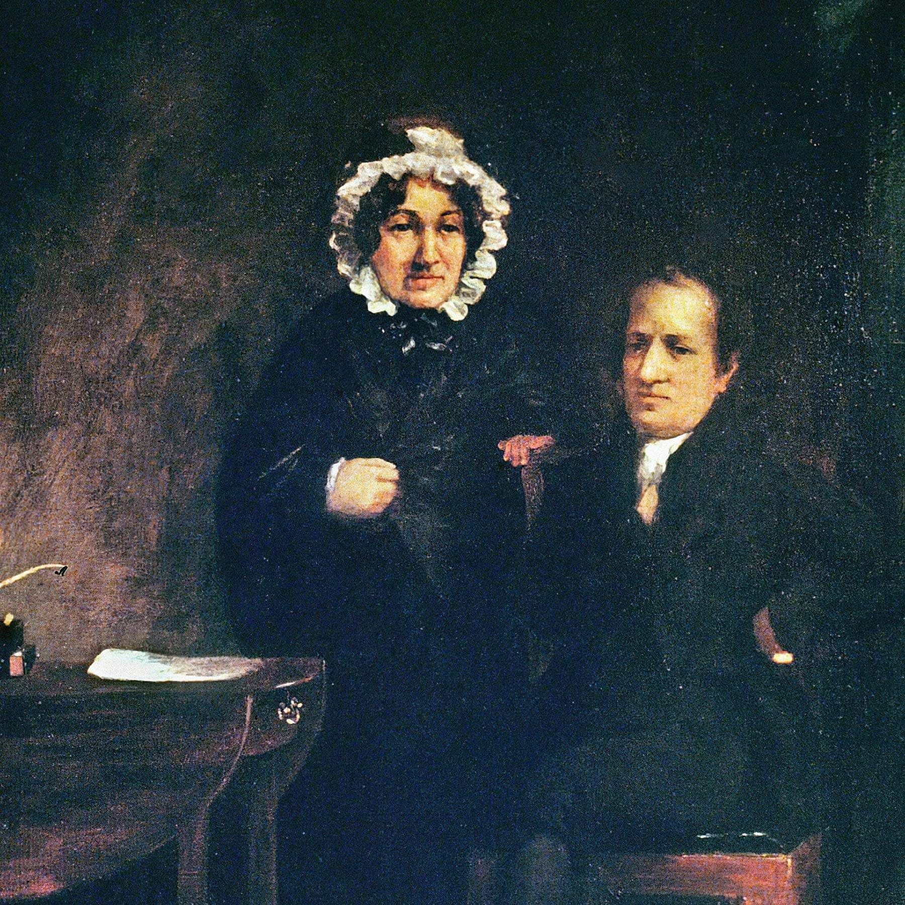 Портрет Мэри Лемб и ее брата Чарльза. Художник Фрэнсис Стивен Кэри, 1834 год. Источник: Wikimedia Commons