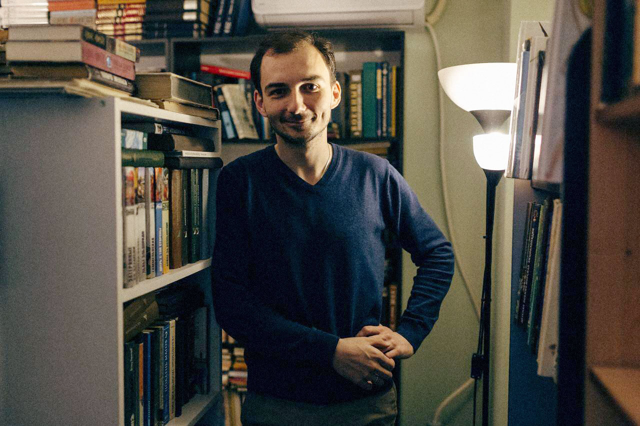 Основатель нижегородского книжного магазина «Полка» Александр Карпюк. Фото из личного архива