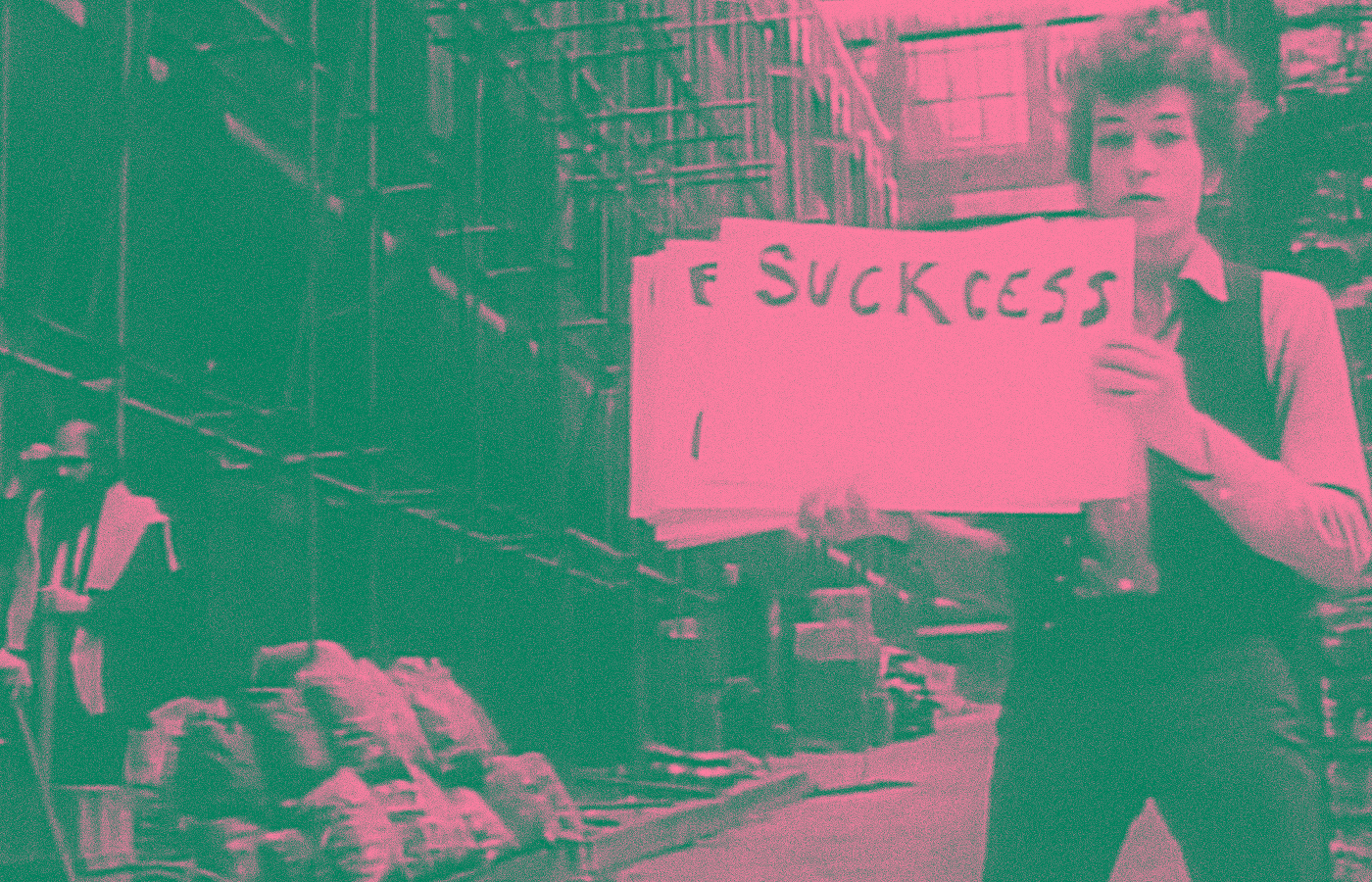 Источник: клип Боба Дилана «Subterranean homesick blues», 1965. Иллюстрация: Саша Пожиток, Букмейт