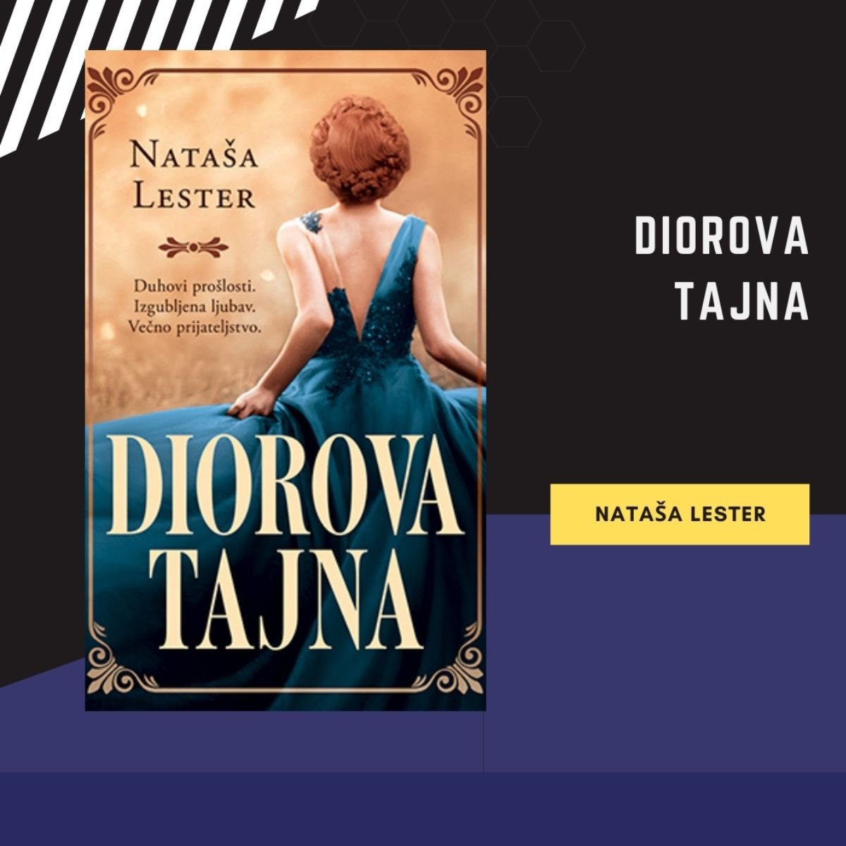 Naslovna strana romana Diorova tajna / autor fotografije: Milica Stojiljković