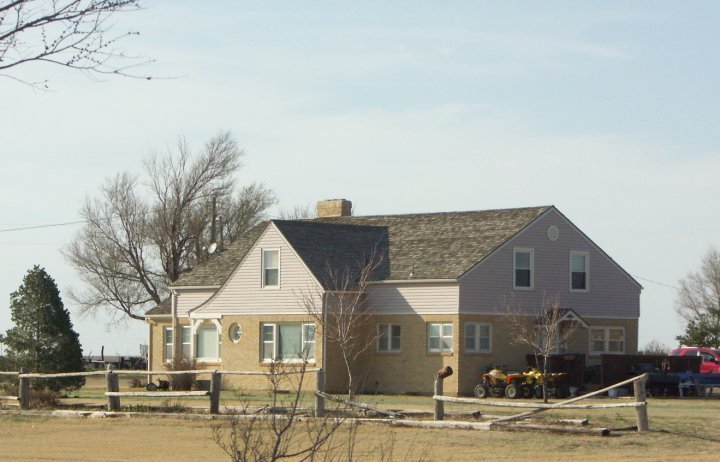 Familien Clutters hjem i Holcomb, Kansas. Foto: Wikimedia Commons (CC BY 3.0)