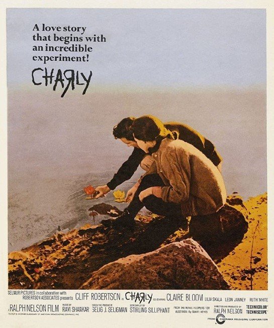 Poster za film Čarli iz 1968. godine snimljen prema knjizi Cveće za Aldžernona / izvor: IMDB