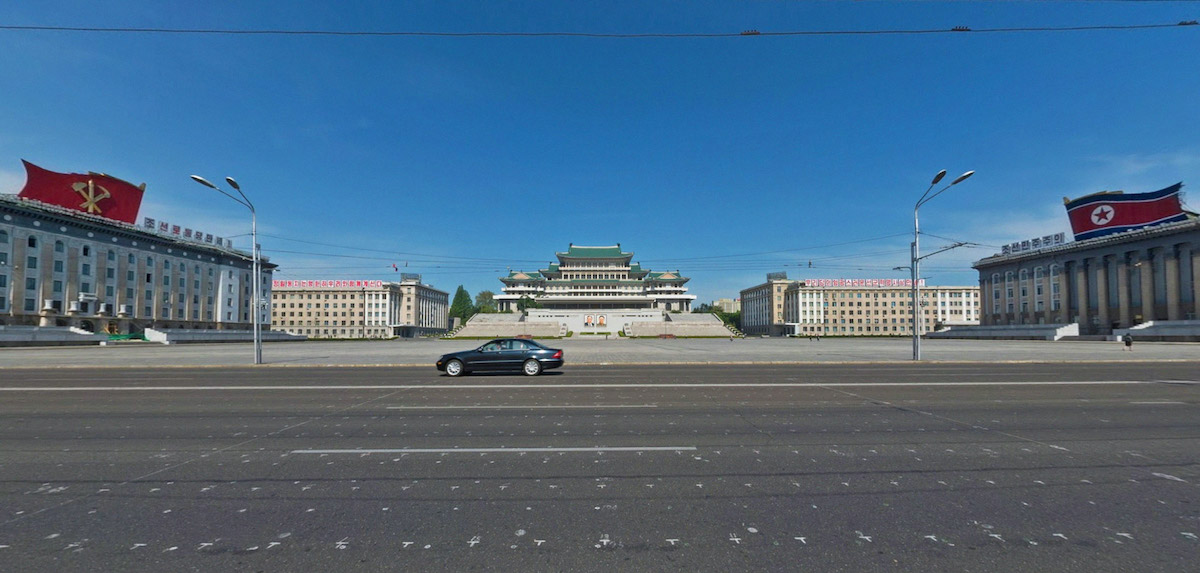 Пхеньян, площадь имени Ким Ир Сена, 2015. Источник: Aram Pan, Google Street View