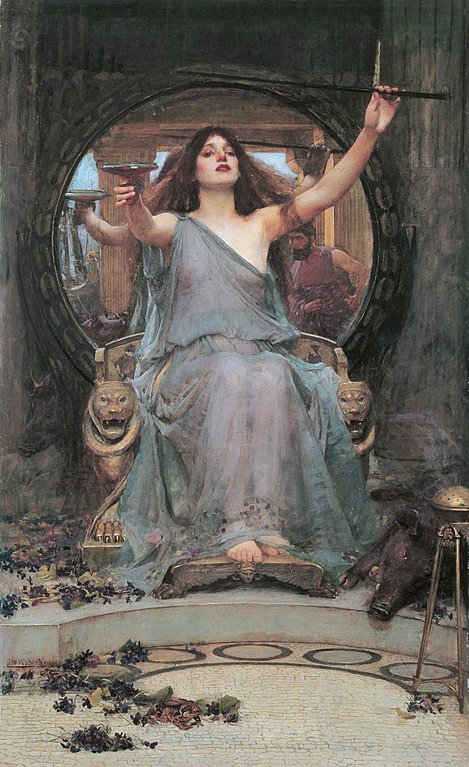 Autor: John William Waterhouse - Circe Offering the Cup to Odysseus 