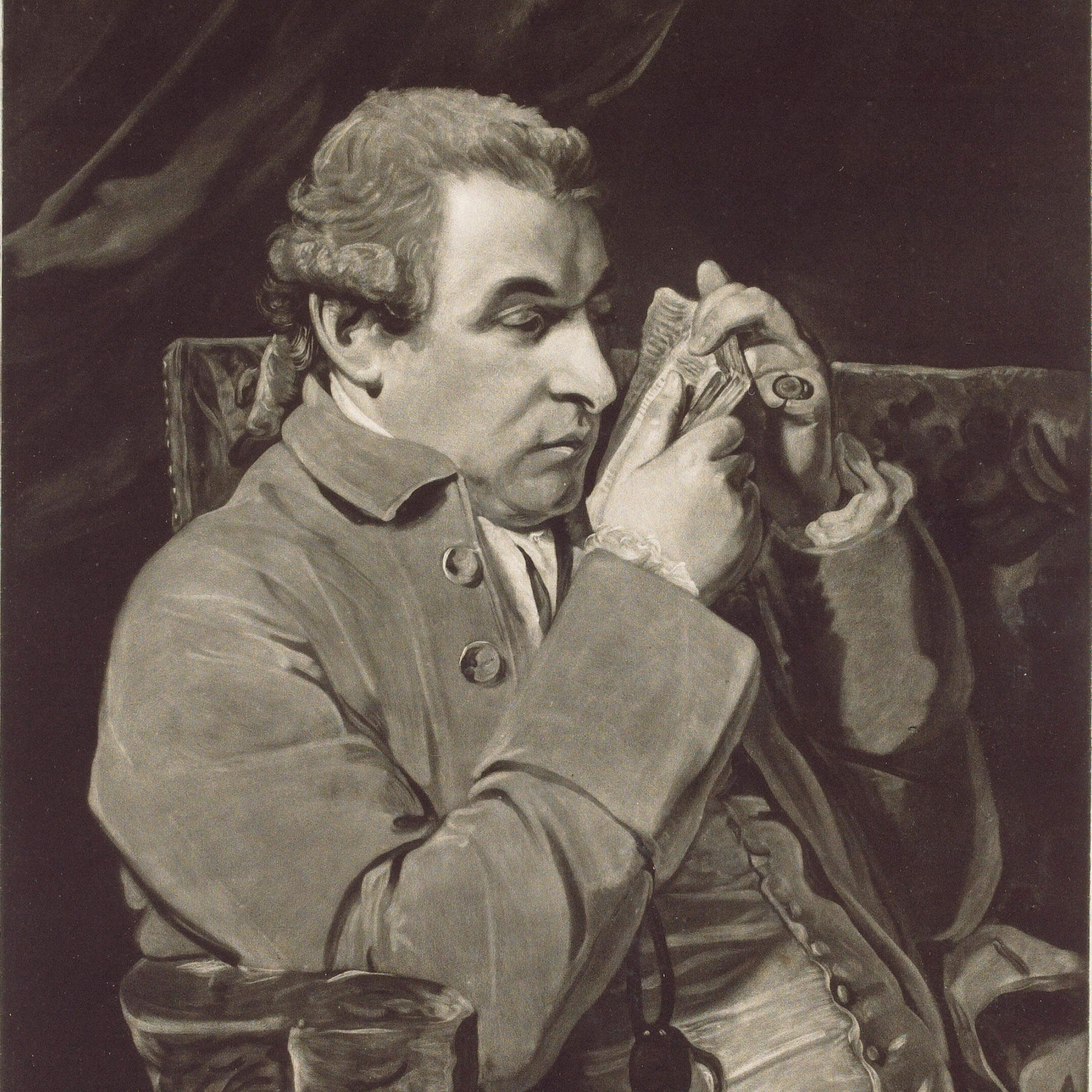 Джузеппе Баретти, итальянский поэт и литературный критик XVIII века. Художник Джошуа Рейнольдс