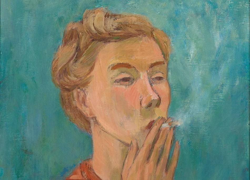 Курящая девушка (автопортрет), 1940. Фото: Finnish National Gallery/Yehia Eweis
