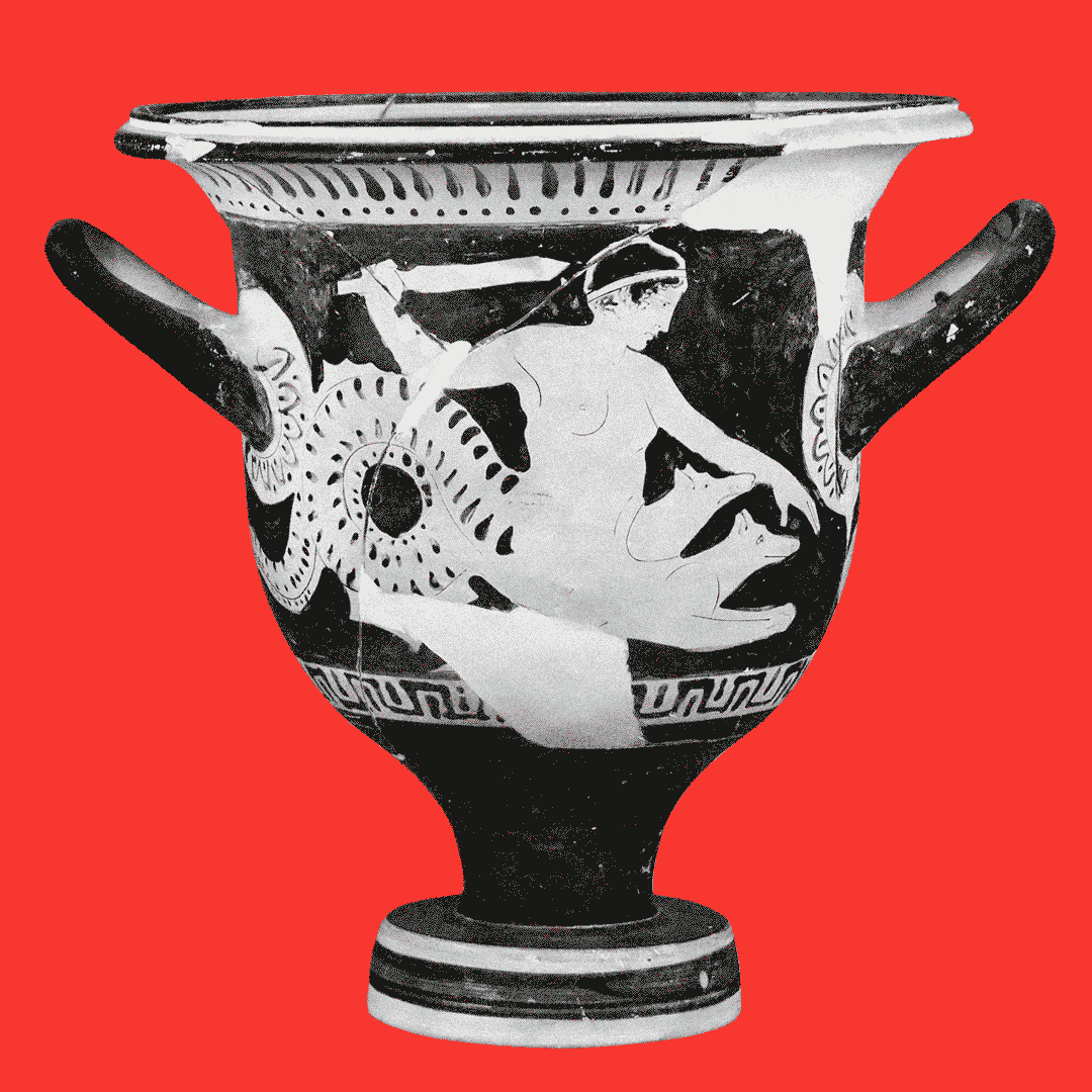 Амфора с изображением Сциллы, 450–425 г. до н. э., Лувр. Источник: Cambridge University Press