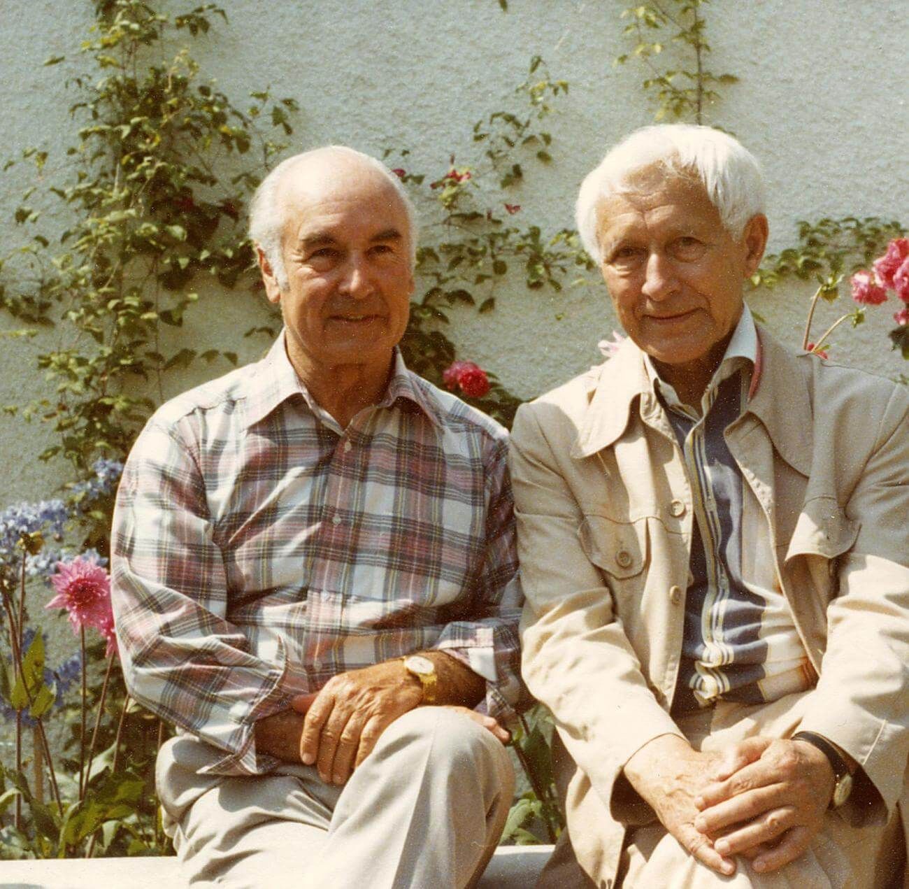 Швейцарский химик Альберт Хофманн и Эрнст Юнгер несколько раз вместе принимали ЛСД. Источник: barbadillo.it