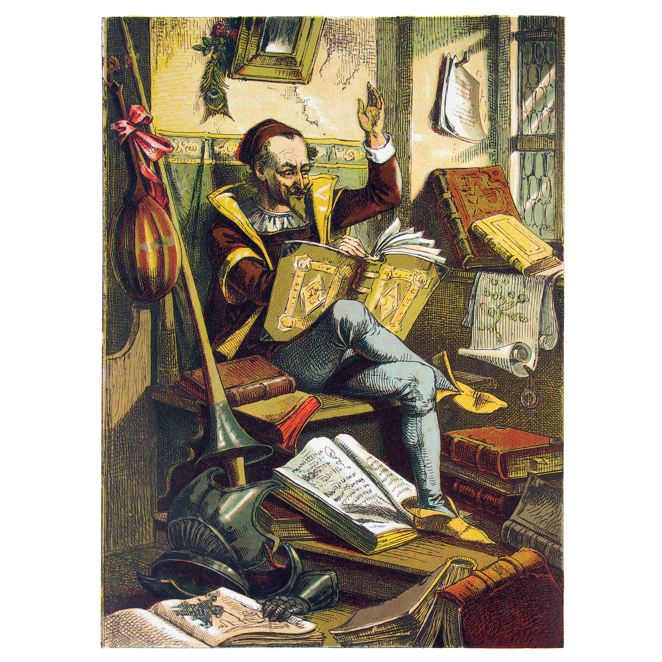 Иллюстрация из английского издания «Дон Кихота» 1883 года. Источник: cervantesvirtual.com