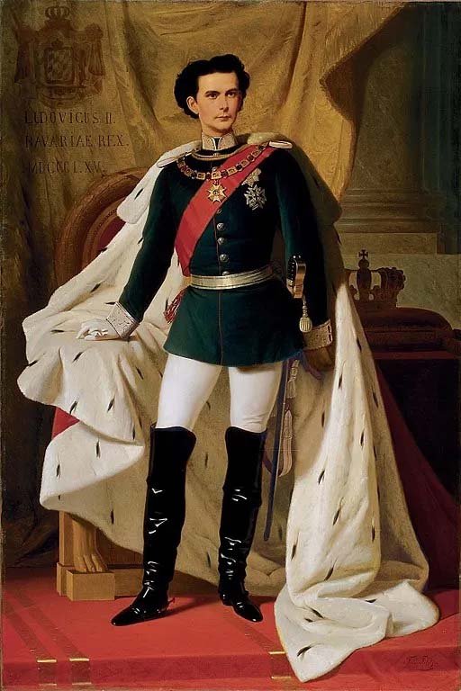 Ludvig II Bavarski / Slika: Ferdinand von Piloty
