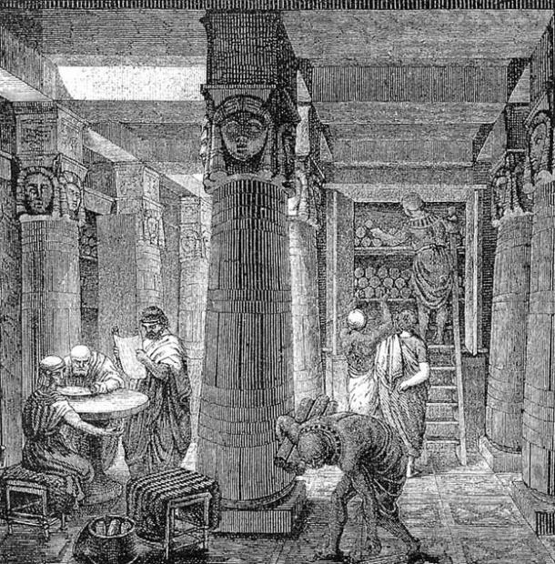 Aleksandrijska biblioteka / Izvor: ancient origins.net