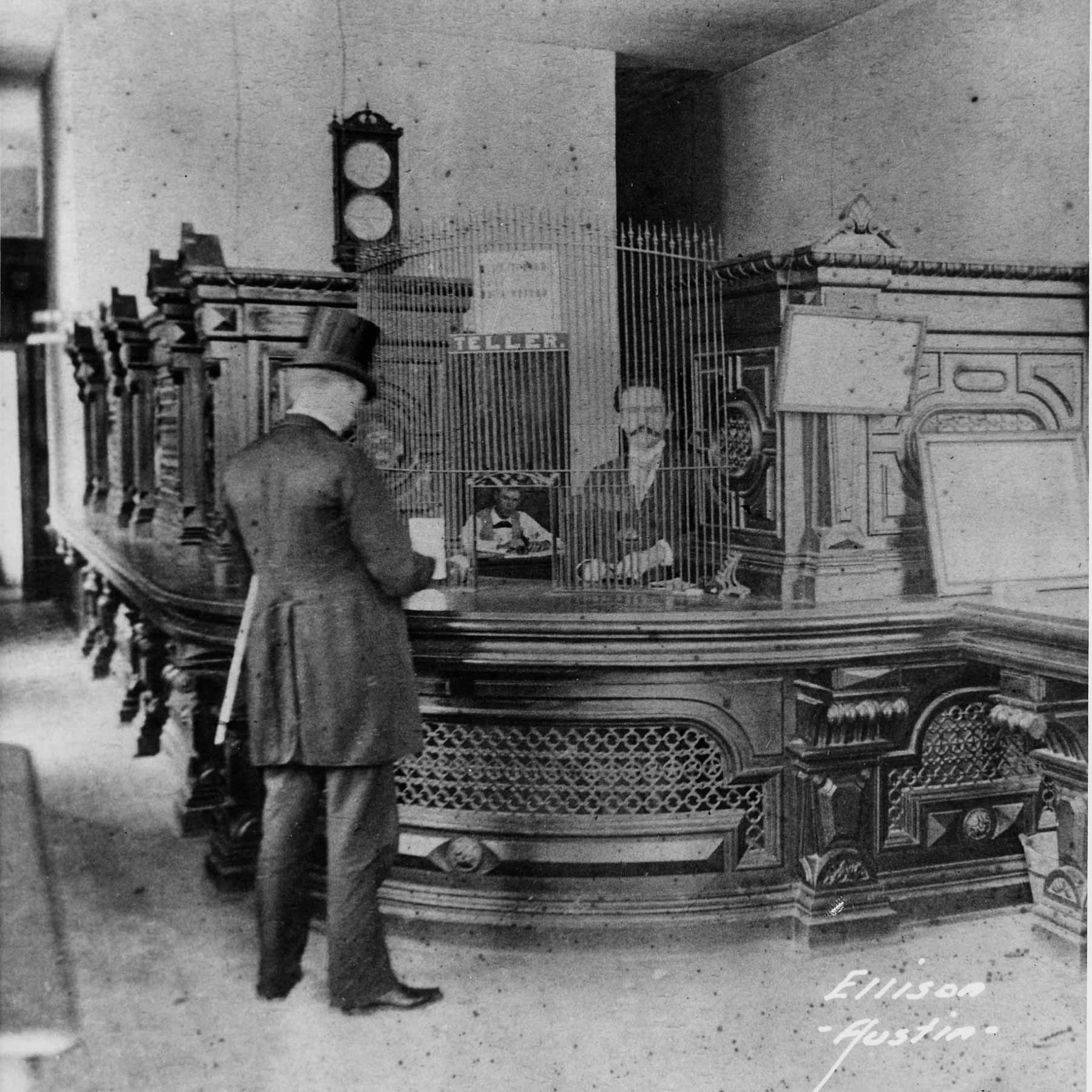 Уильям Сидни Портер (О. Генри) на работе в банке в 1892 году. Источник: wikipedia.org