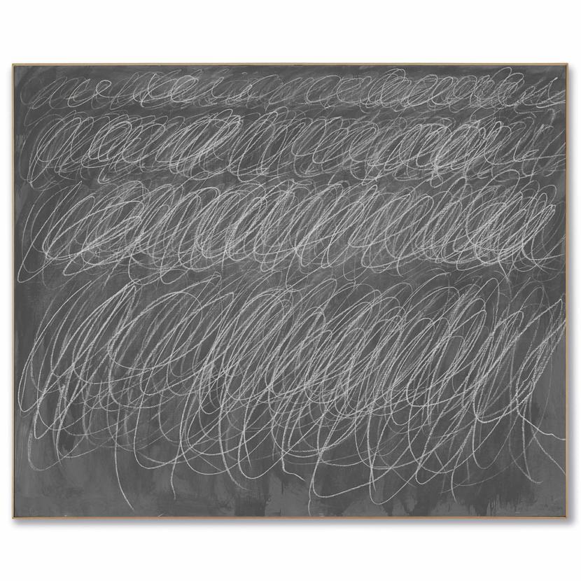 Сай Твомбли (1928-2011) «Без названия». Картина продана за 69,6 миллионов долларов. Источник: christies.com