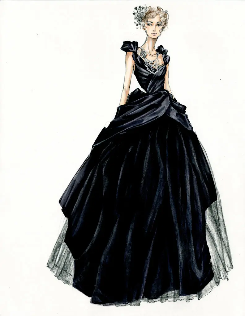 Crna haljina koju je nosila Kira Najtli u filmskoj adaptaciji Ane Karenjine / foto: printscreen